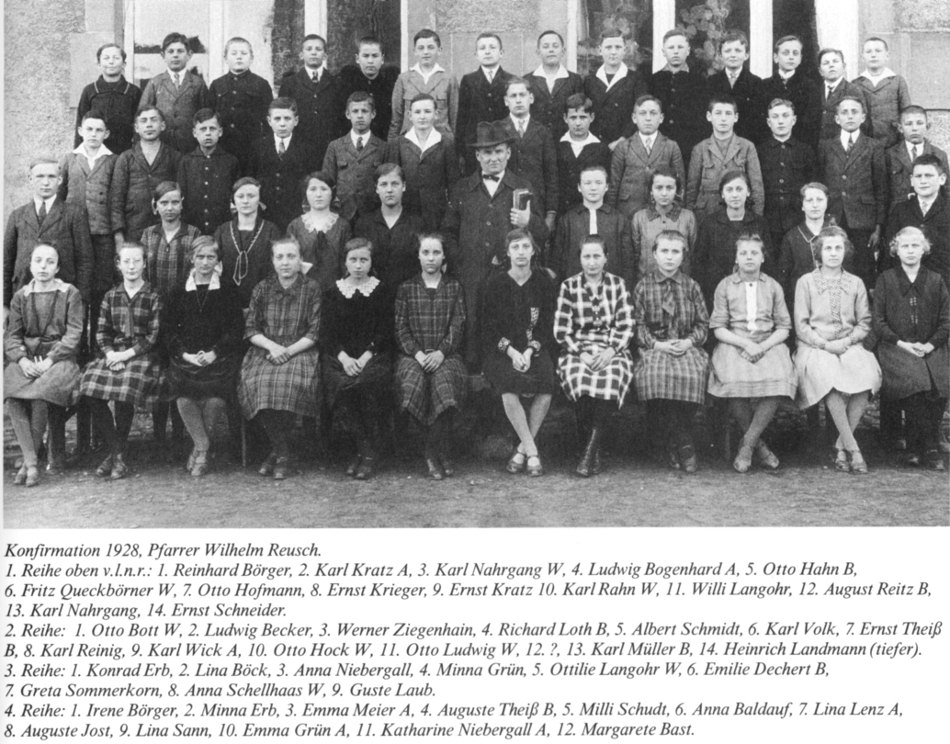 Konfirmation Nieder-Ohmen 1928